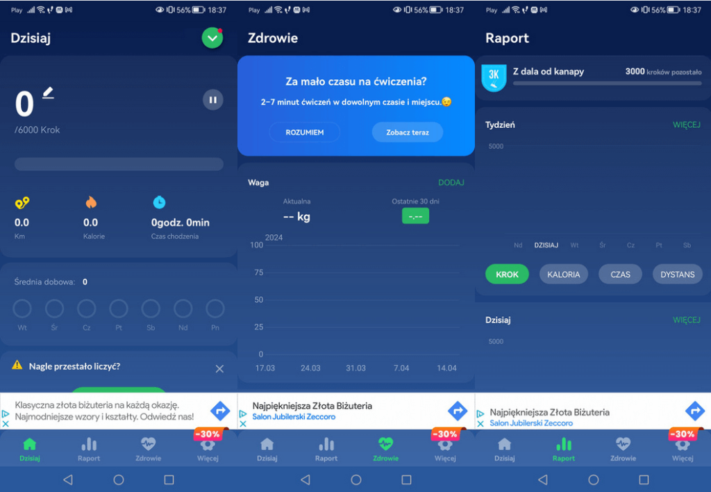 Krokomierz – Licznik kroków