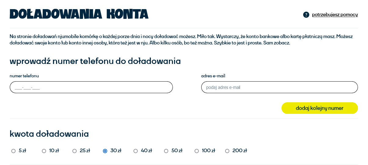 Nju Mobile Jak Doladowac
